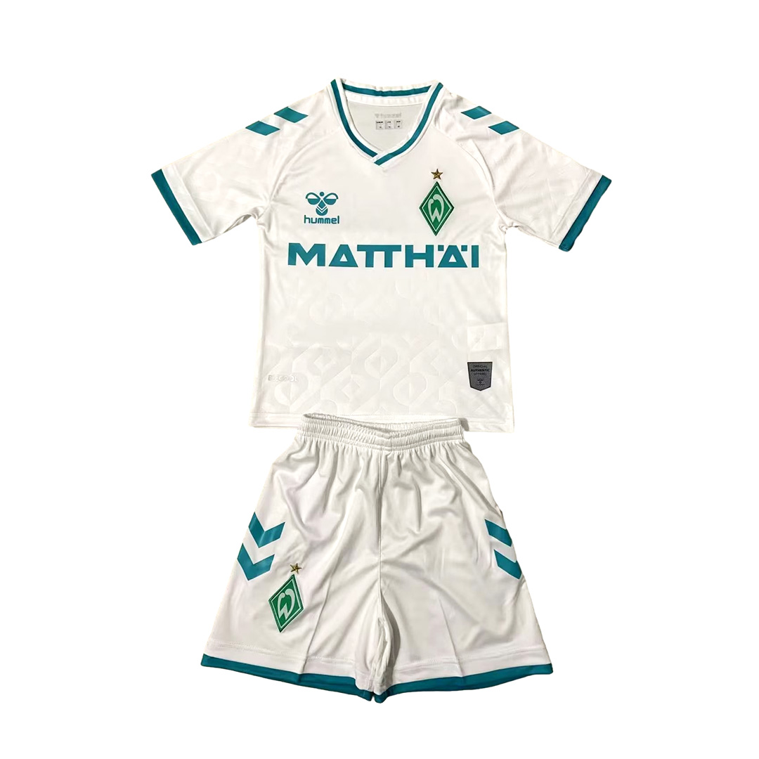 Werder Bremen 23-24 Away Stadium Kids Kit